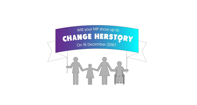 16 December 2016: an opportunity to change Herstory and end violence against women in the UK