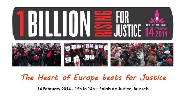 Getting ready for One Billion Rising Brussels Europe: 14 February 2014!