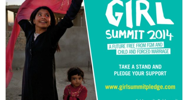 Girl Summit 2014, to put an end to violence against Girls!