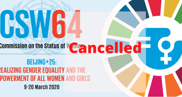 Commission on the Status of Women 64 cancellation : European Women's Lobby participation