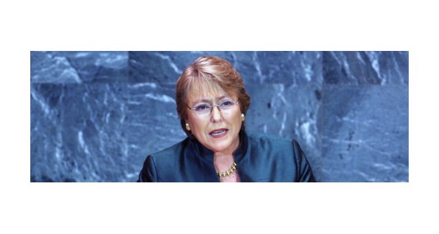 Michelle Bachelet: 'To end Violence against Women, we must all UNiTE!'