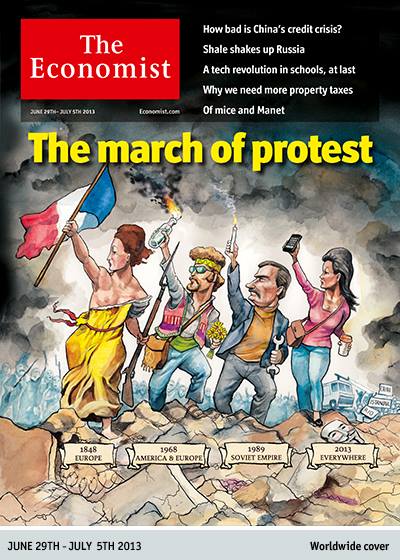 economist march of protest
